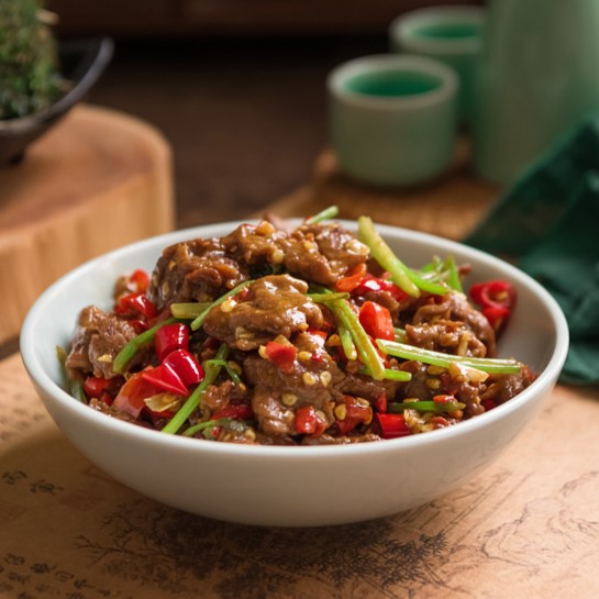 小炒黄牛肉